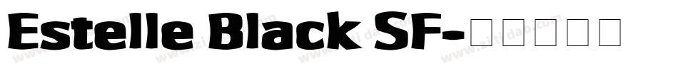 Estelle Black SF字体转换